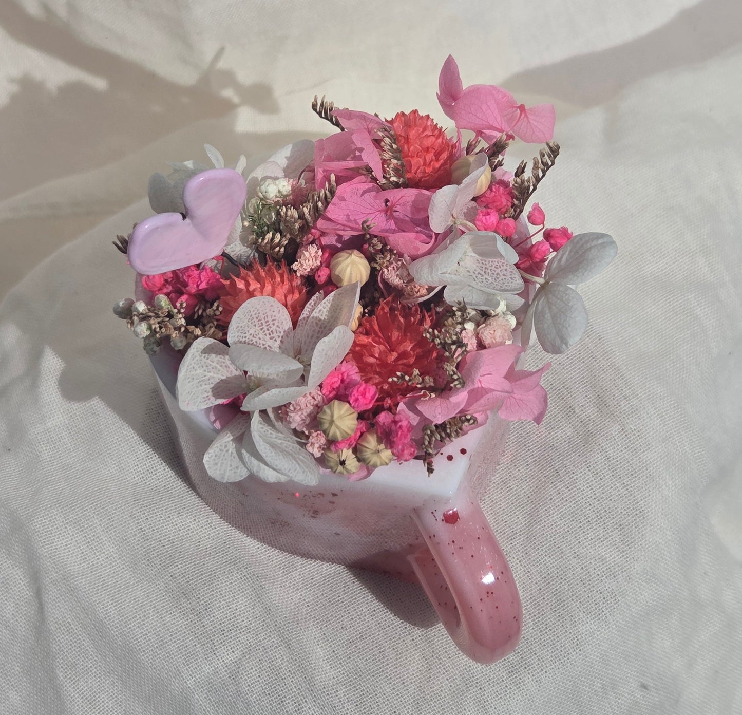 Tasse fleurie Cœur