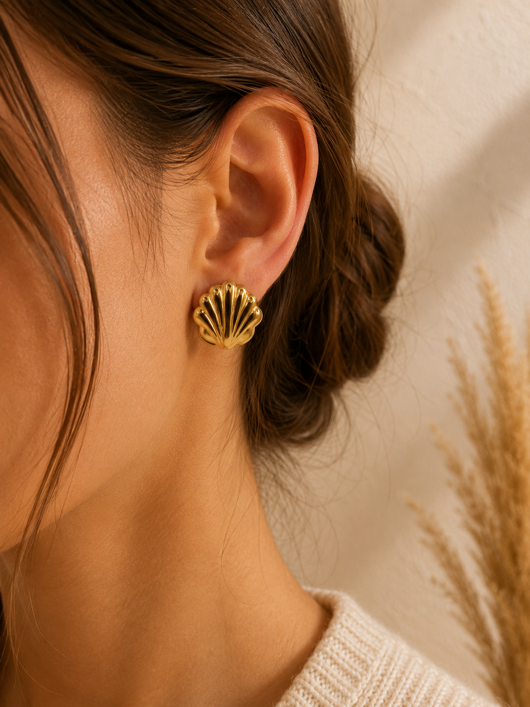 Boucles d'oreilles Coquillage