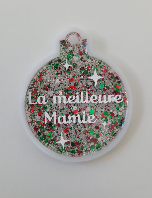 Boule de Noël ( La meilleure Mamie )