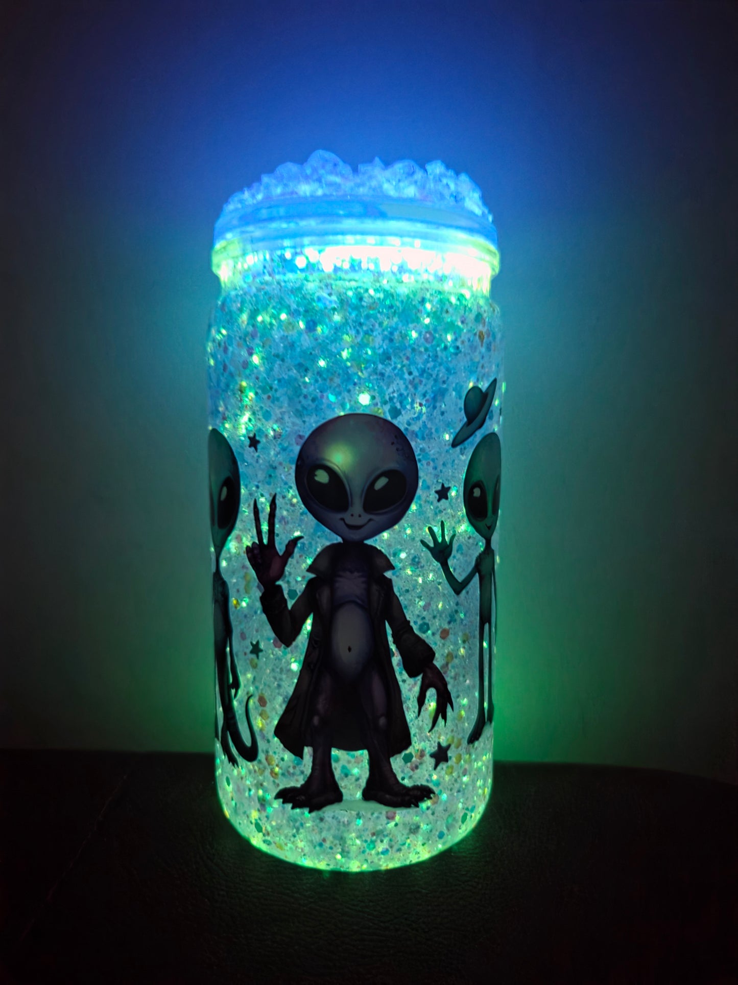 Gourde Canette 470ml Snow globe