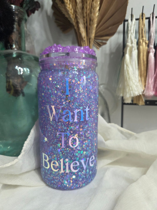 Gourde Canette 470ml Snow globe