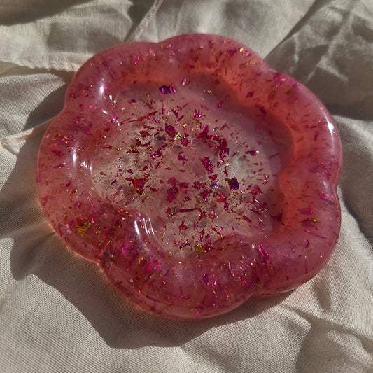 Dessous de verre fleur