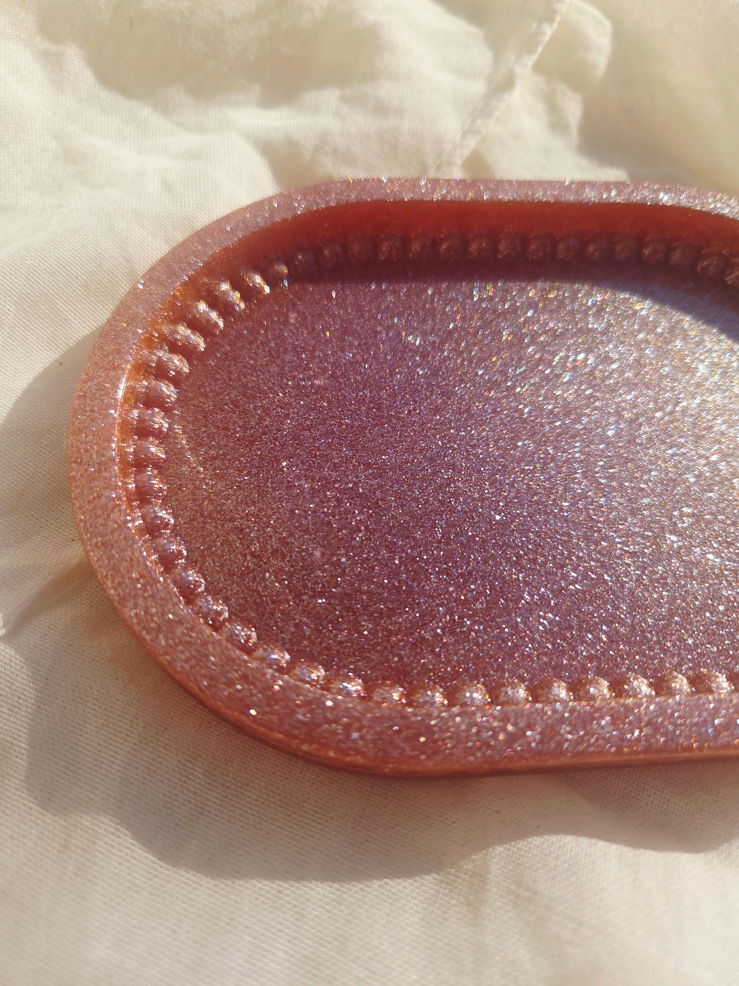 Plateau ovale bubble