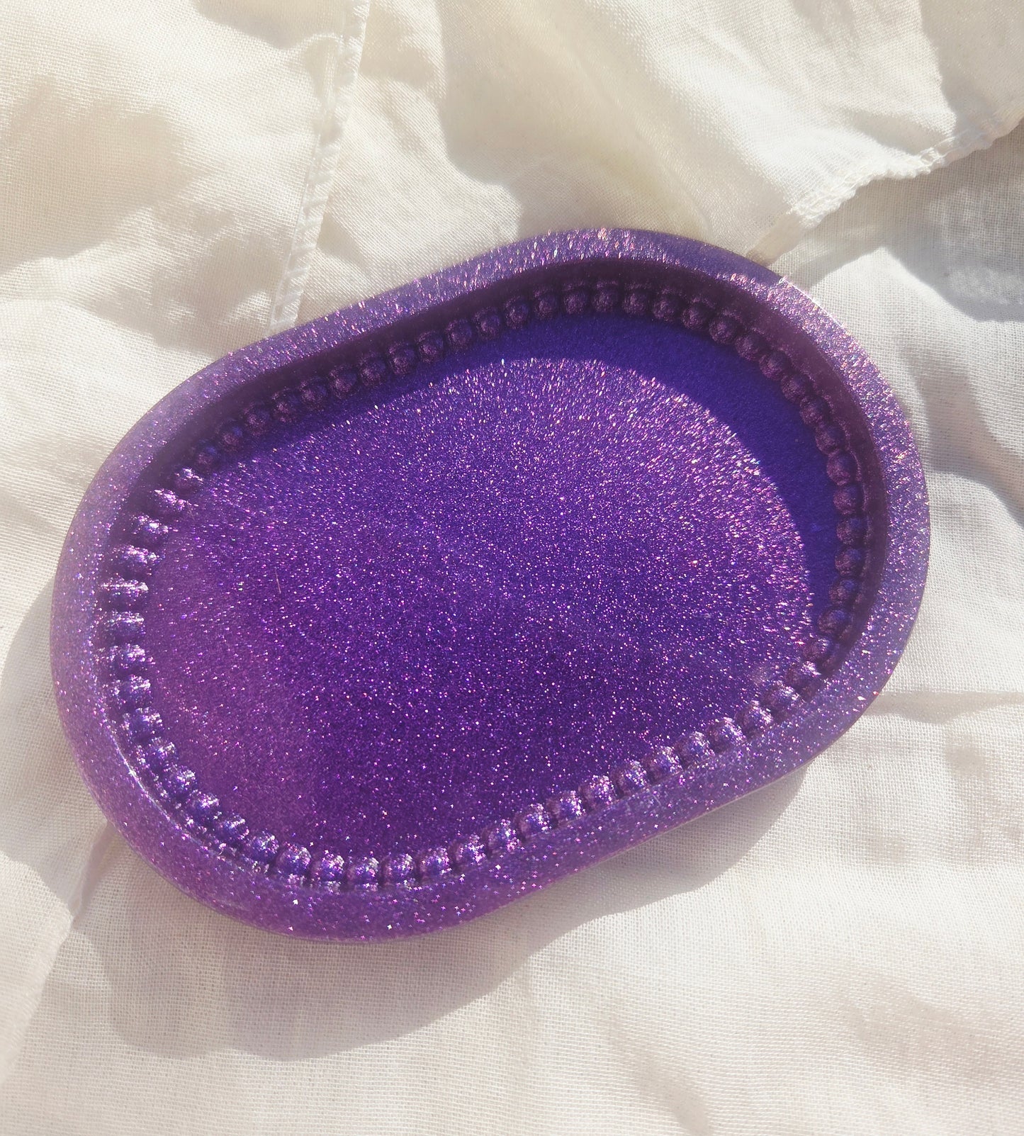 Plateau ovale bubble