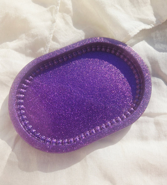 Plateau ovale bubble