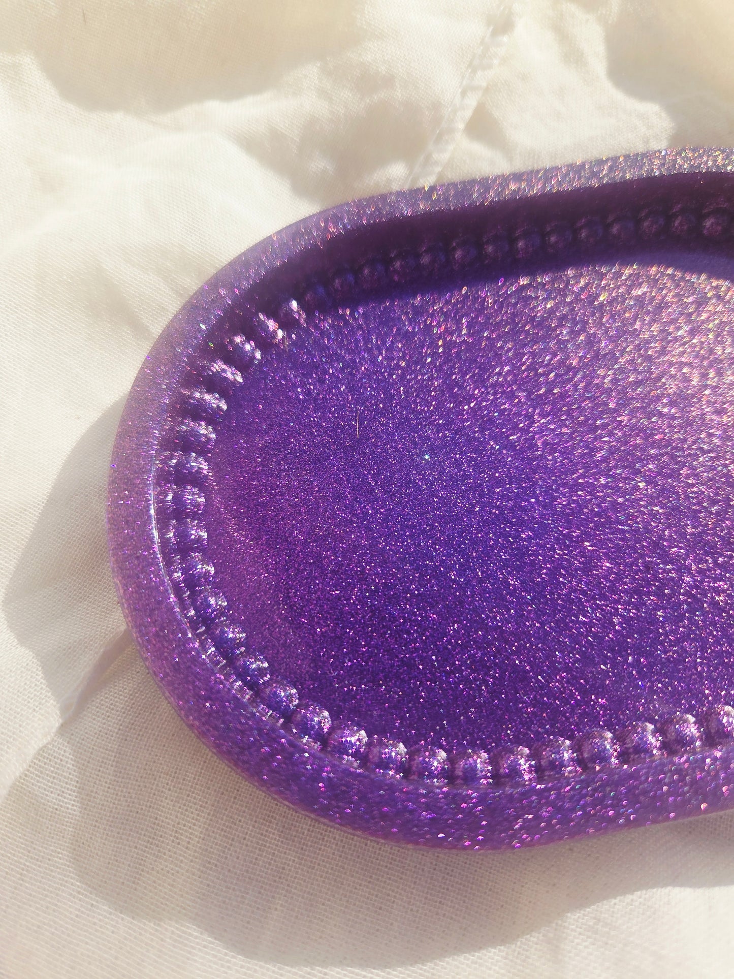 Plateau ovale bubble