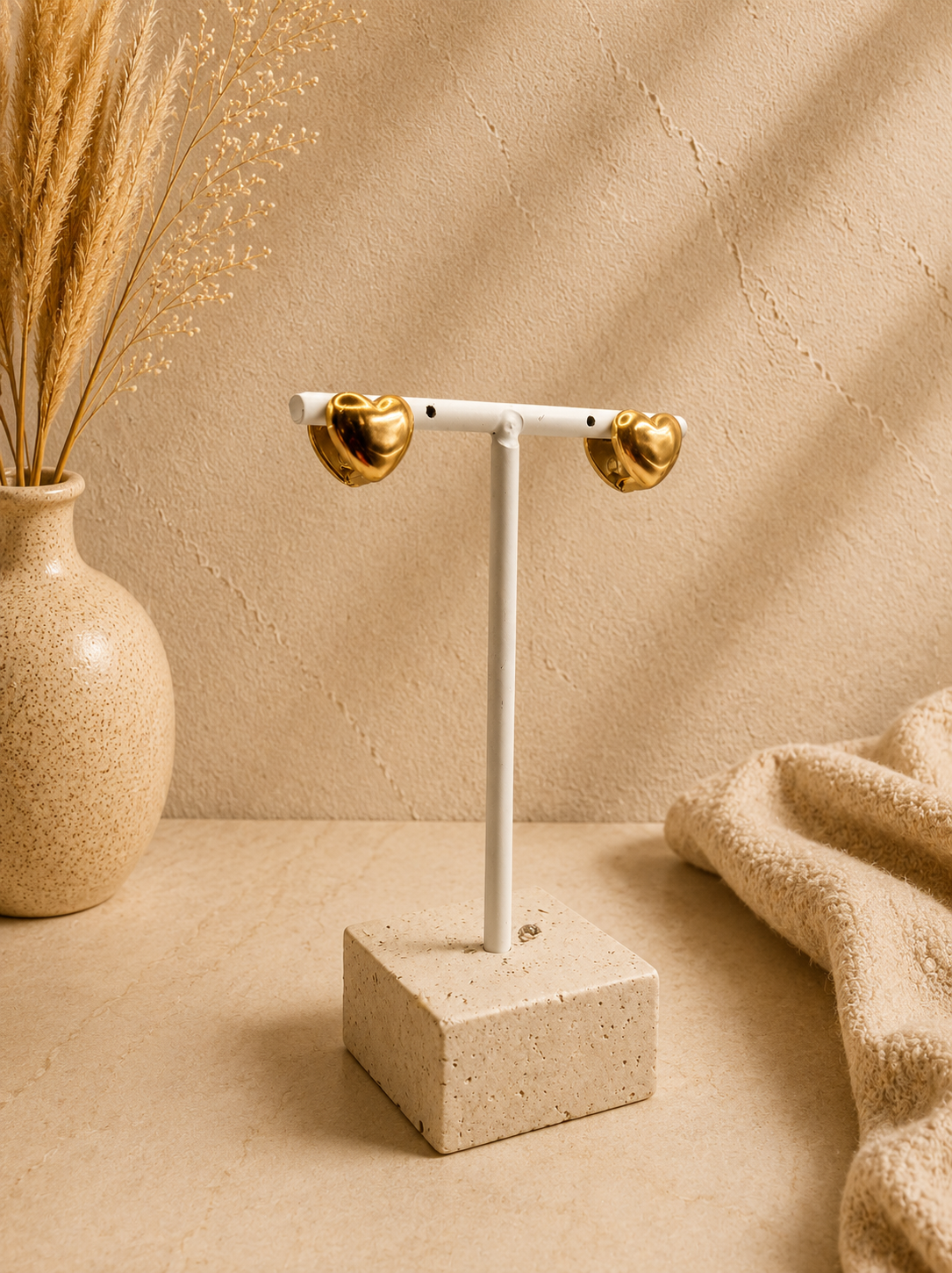 Boucles d’oreilles cœur