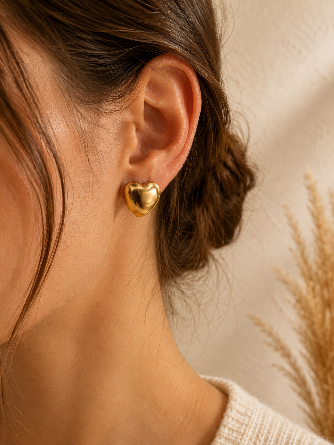 Boucles d’oreilles cœur