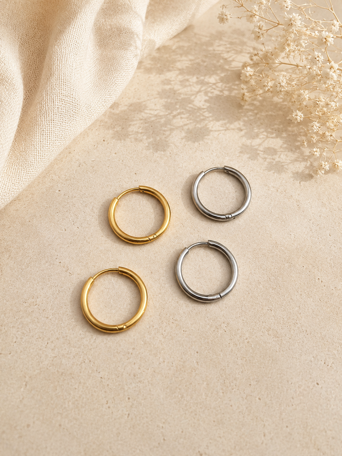 Boucles d'oreilles 18mm